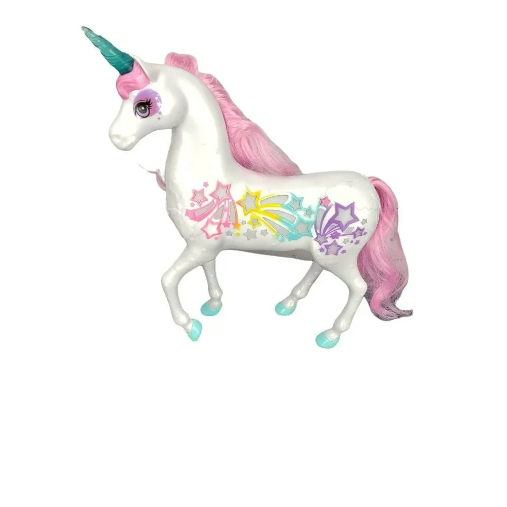 Barbie Dreamtopia Brush 'N Sparkle Unicorn Horse Doll Mattel‎ 2018 Lights Sounds